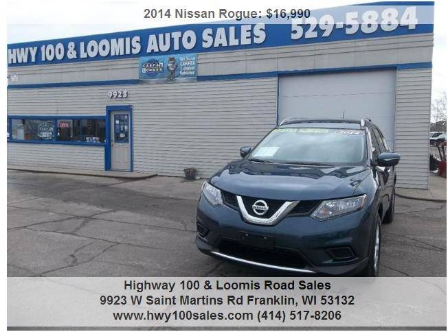 2014 Nissan Rogue for sale at Highway 100 & Loomis Road Sales in Franklin WI