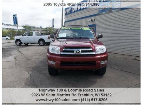 2005 Toyota 4Runner for sale at Highway 100 & Loomis Road Sales in Franklin WI
