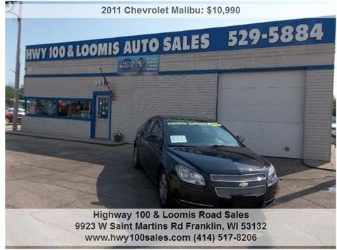 2011 Chevrolet Malibu for sale at Highway 100 & Loomis Road Sales in Franklin WI