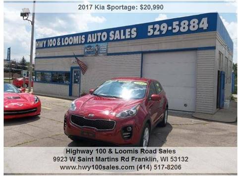 2017 Kia Sportage for sale at Highway 100 & Loomis Road Sales in Franklin WI
