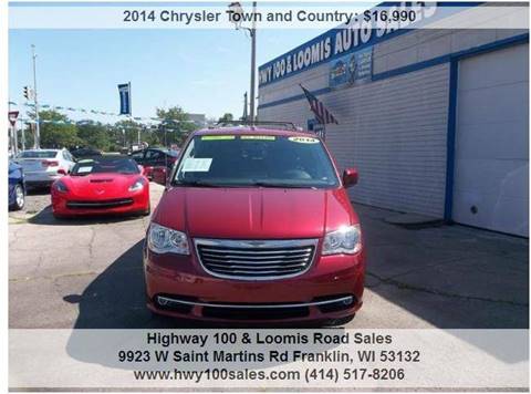 2014 Chrysler Town and Country for sale at Highway 100 & Loomis Road Sales in Franklin WI