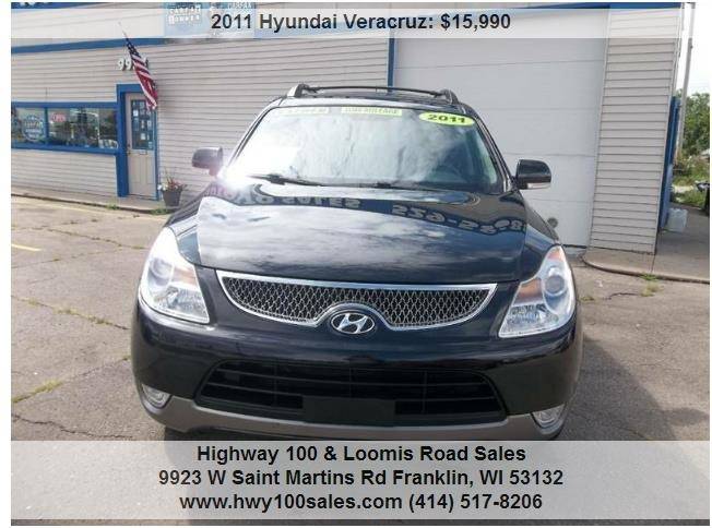 2011 Hyundai Veracruz for sale at Highway 100 & Loomis Road Sales in Franklin WI