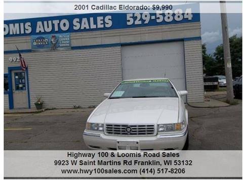 2001 Cadillac Eldorado for sale at Highway 100 & Loomis Road Sales in Franklin WI