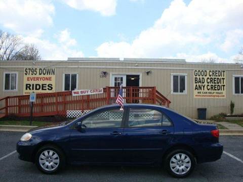 2004 Toyota Corolla for sale at Source Auto Group in Lanham MD