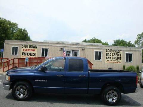 2002 Dodge Ram Pickup 1500 for sale at Source Auto Group in Lanham MD