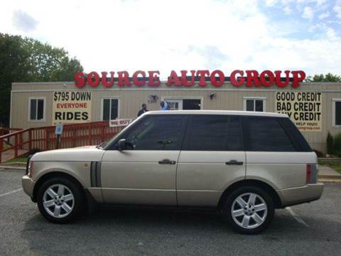 2003 Land Rover Range Rover for sale at Source Auto Group in Lanham MD