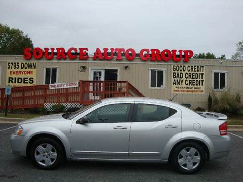 2008 Dodge Avenger for sale at Source Auto Group in Lanham MD