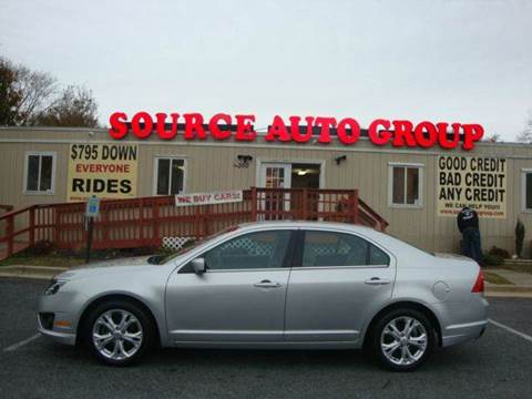 2012 Ford Fusion for sale at Source Auto Group in Lanham MD