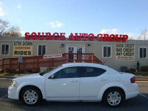 2012 Dodge Avenger for sale at Source Auto Group in Lanham MD