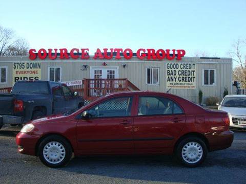 2007 Toyota Corolla for sale at Source Auto Group in Lanham MD