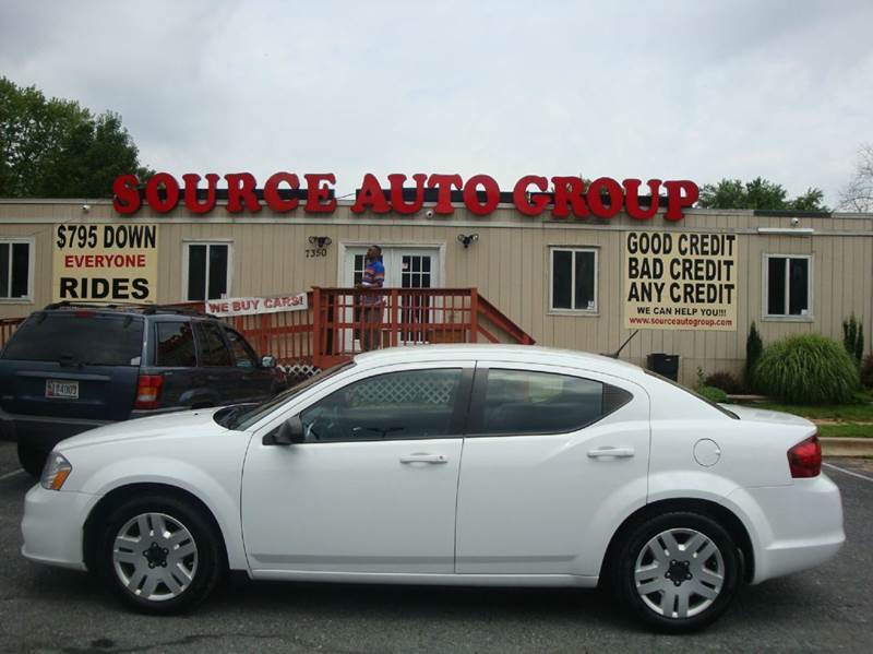 2012 Dodge Avenger for sale at Source Auto Group in Lanham MD