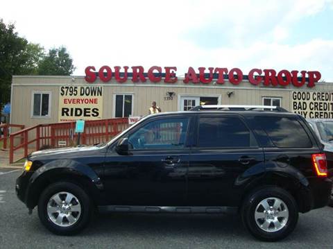 2012 Ford Escape for sale at Source Auto Group in Lanham MD