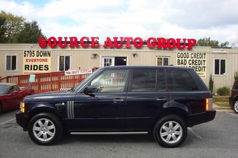 2007 Land Rover Range Rover for sale at Source Auto Group in Lanham MD