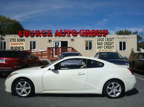 2008 Infiniti G37 for sale at Source Auto Group in Lanham MD