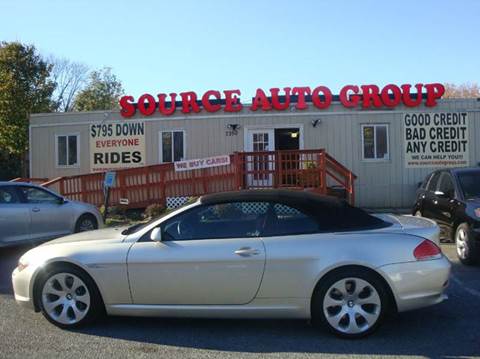 2005 BMW 6 Series for sale at Source Auto Group in Lanham MD