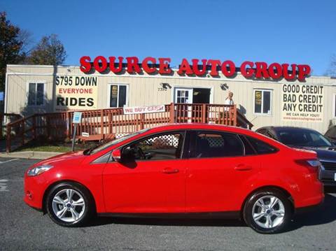 2014 Ford Focus for sale at Source Auto Group in Lanham MD