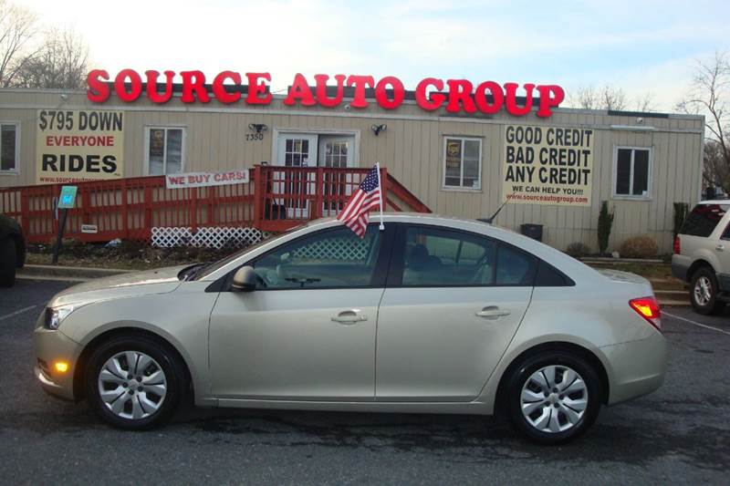 2014 Chevrolet Cruze for sale at Source Auto Group in Lanham MD