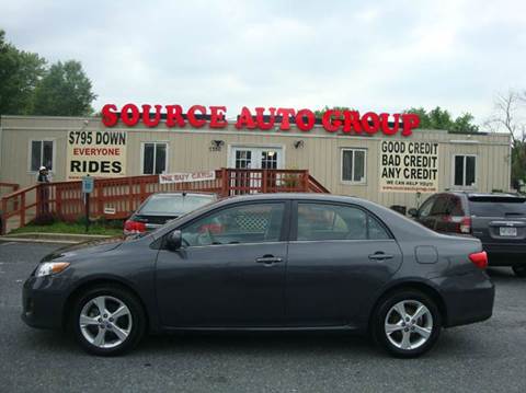 2013 Toyota Corolla for sale at Source Auto Group in Lanham MD