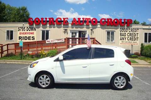 2014 Mitsubishi Mirage for sale at Source Auto Group in Lanham MD