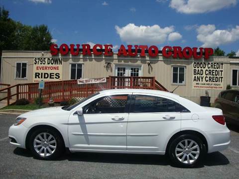 2013 Chrysler 200 for sale at Source Auto Group in Lanham MD