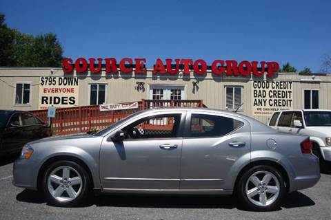 2013 Dodge Avenger for sale at Source Auto Group in Lanham MD