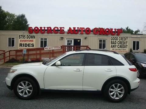 2006 Infiniti FX35 for sale at Source Auto Group in Lanham MD