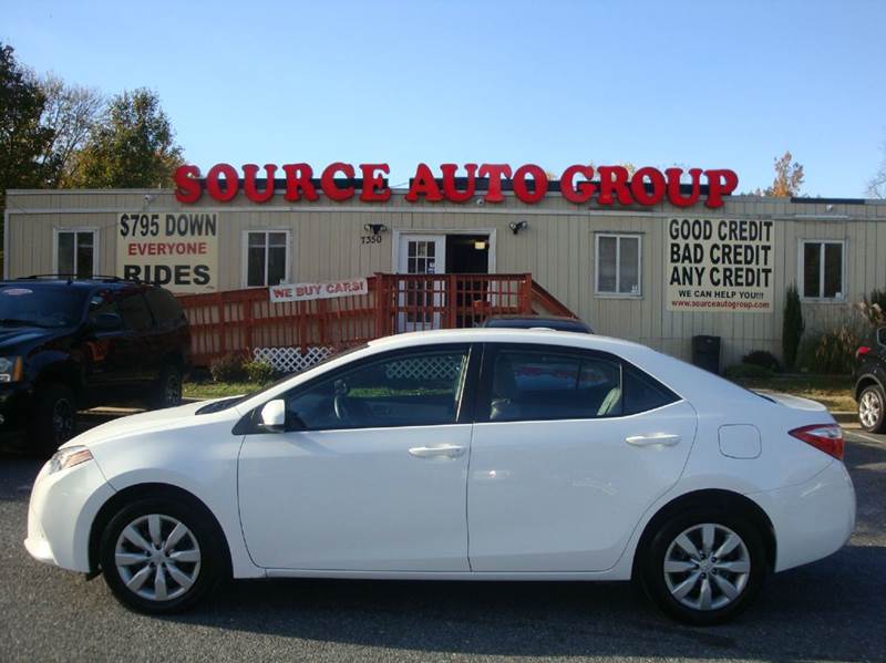 2016 Toyota Corolla for sale at Source Auto Group in Lanham MD