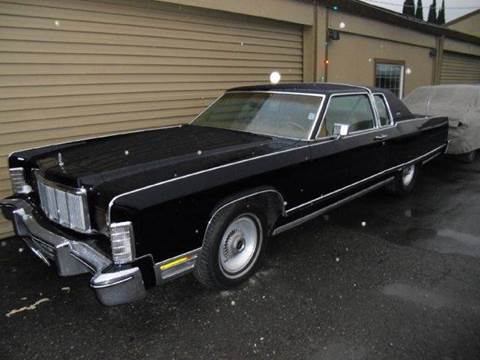 1976 Lincoln Town Car for sale at Crow`s Auto Sales in San Jose CA
