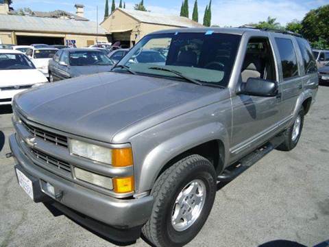 2000 Chevrolet Tahoe Limited/Z71 for sale at Crow`s Auto Sales in San Jose CA