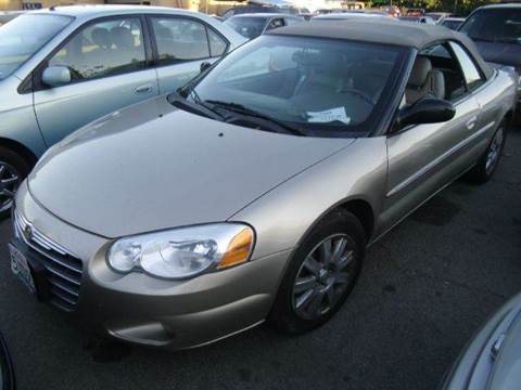 2004 Chrysler Sebring for sale at Crow`s Auto Sales in San Jose CA