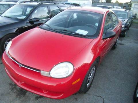 2000 Dodge Neon for sale at Crow`s Auto Sales in San Jose CA