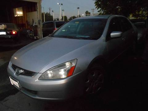 2003 Honda Accord for sale at Crow`s Auto Sales in San Jose CA