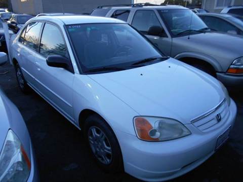 2002 Honda Civic for sale at Crow`s Auto Sales in San Jose CA