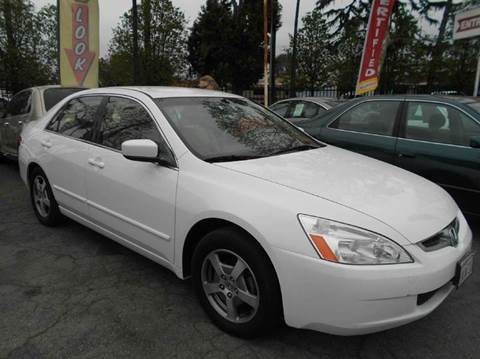 2005 Honda Accord for sale at Crow`s Auto Sales in San Jose CA