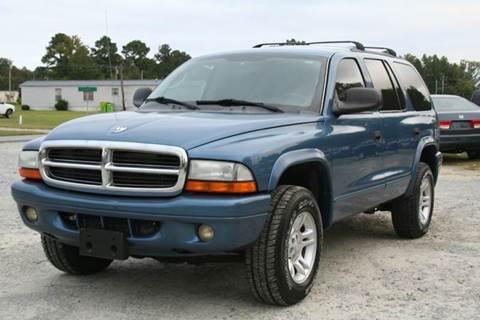 2003 Dodge Durango for sale at Rheasville Truck & Auto Sales in Roanoke Rapids NC