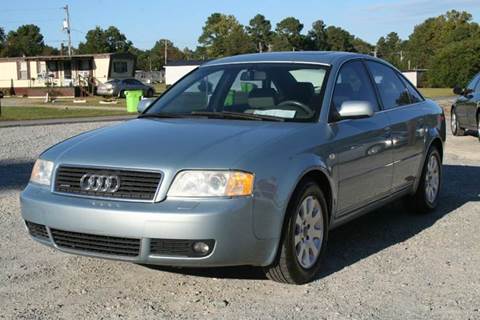 2002 Audi A6 for sale at Rheasville Truck & Auto Sales in Roanoke Rapids NC