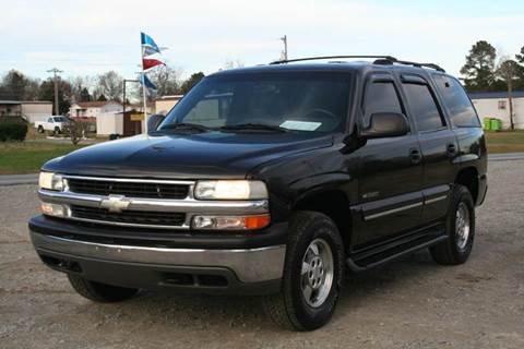 2001 Chevrolet Tahoe for sale at Rheasville Truck & Auto Sales in Roanoke Rapids NC