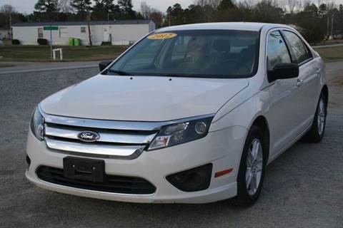 2012 Ford Fusion for sale at Rheasville Truck & Auto Sales in Roanoke Rapids NC