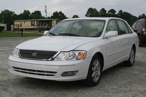 2002 Toyota Avalon for sale at Rheasville Truck & Auto Sales in Roanoke Rapids NC
