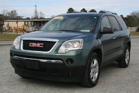 2010 GMC Acadia for sale at Rheasville Truck & Auto Sales in Roanoke Rapids NC