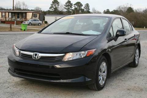 2012 Honda Civic for sale at Rheasville Truck & Auto Sales in Roanoke Rapids NC