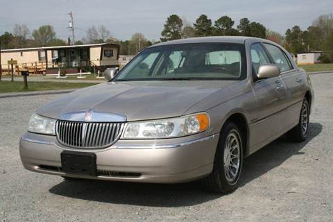 2002 Lincoln Town Car for sale at Rheasville Truck & Auto Sales in Roanoke Rapids NC