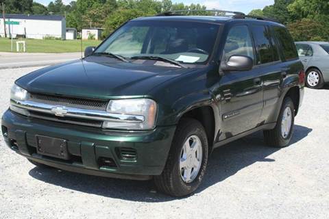 2002 Chevrolet TrailBlazer for sale at Rheasville Truck & Auto Sales in Roanoke Rapids NC