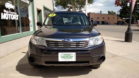 2010 Subaru Forester for sale at HIGH COUNTRY MOTORS in Granby CO