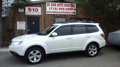 2009 Subaru Forester for sale at De Kam Auto Brokers in Colorado Springs CO