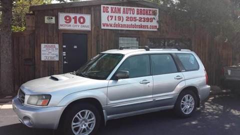 2004 Subaru Forester for sale at De Kam Auto Brokers in Colorado Springs CO