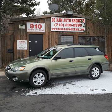 2005 Subaru Outback for sale at De Kam Auto Brokers in Colorado Springs CO