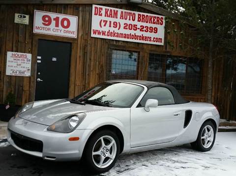 2001 Toyota MR2 Spyder for sale at De Kam Auto Brokers in Colorado Springs CO
