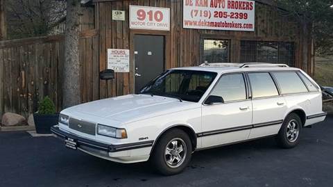 1987 Chevrolet Celebrity for sale at De Kam Auto Brokers in Colorado Springs CO