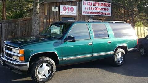 1999 Chevrolet Suburban for sale at De Kam Auto Brokers in Colorado Springs CO